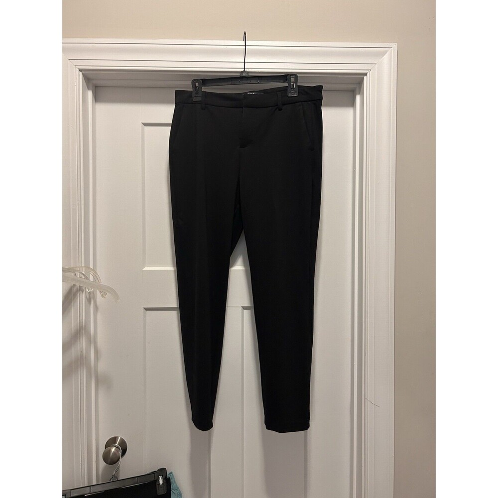 Liverpool Los Angeles Women’s Black Flat Front Dress Pants Size 10 Tall Cropped